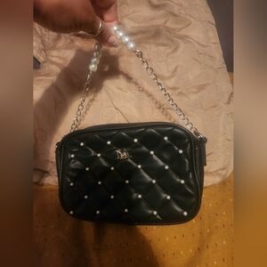 Badgley Mischka pearl bag